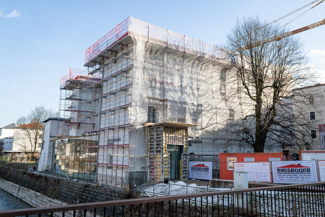 Bauarbeiten Keltenmuseum Hallein © Keltenmuseum Hallein/Adi Aschauer