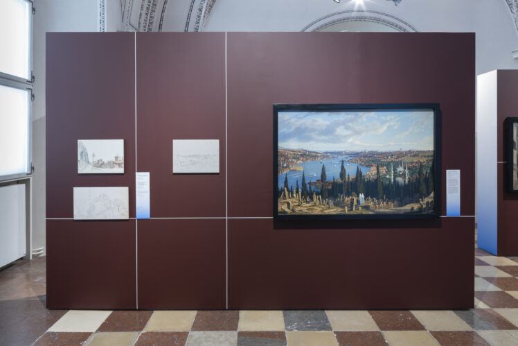 Ausstellungsansicht mit dem