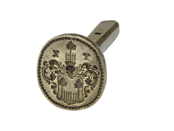 Judas Thaddäus Zauner (1750–1815), Siegelstempel, Judas Thaddäus Zauner, 1770–1815, Messing, graviert, 25 x 24 mm, Inv.-Nr. SI 113 © Salzburg Museum