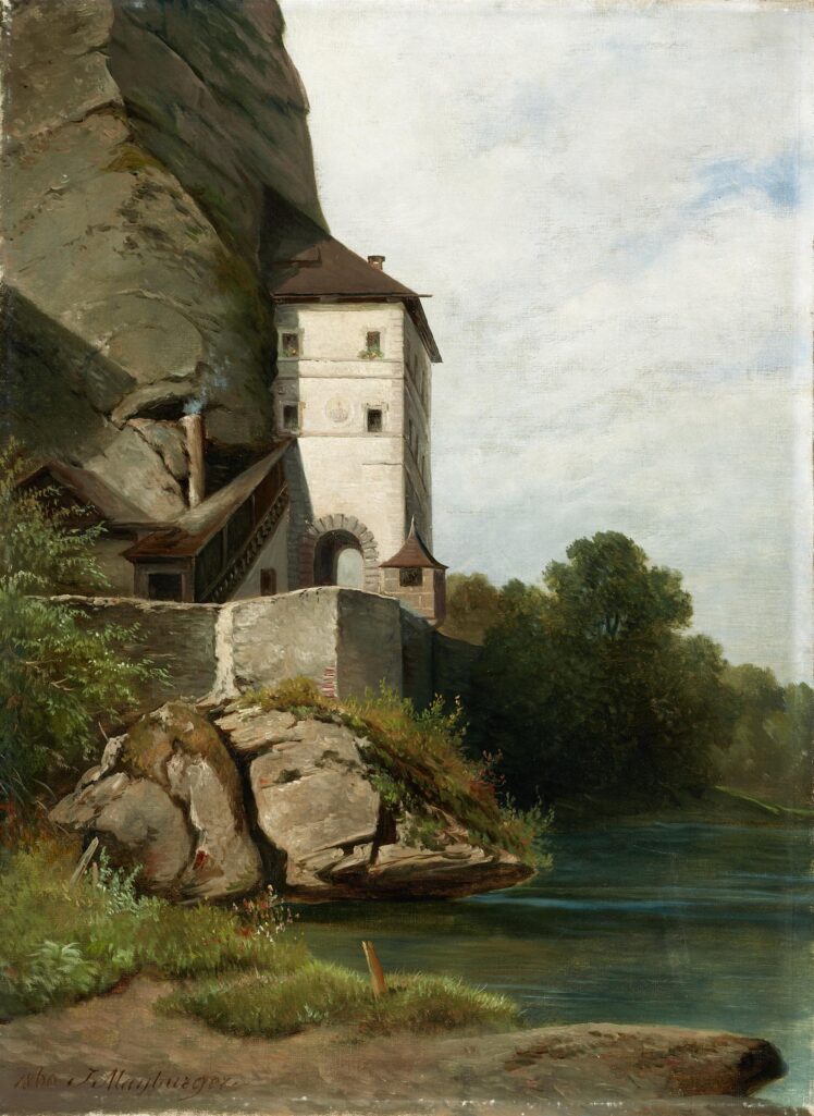 Josef Mayburger (1814–1908), Das Klausentor in Salzburg, 1860, Öl auf Leinwand, 64 x 47 cm, Inv.-Nr. 94-25 © Salzburg Museum (Schenkung Josef Mayburger, 1892)