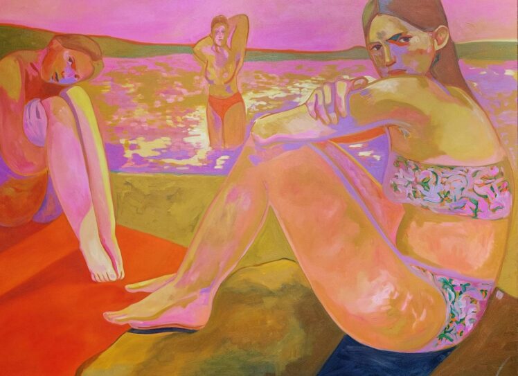Magdalena Herzog (*1995), A female gaze, 2022, Öl auf Leinwand, 110 x 150 cm, Inv.-Nr. 1127-2023