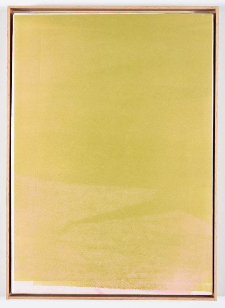 Tina Graf (*1997), KW 16 und KW 24 aus der Serie „xxx/365“, 2021-22, Schablonen-Linoldruck auf Japanpapier, jeweils 30 x 22,5 cm, Inv.-Nr. 1074 a-g2023 und Inv.-Nr. 1075 a-g-2023