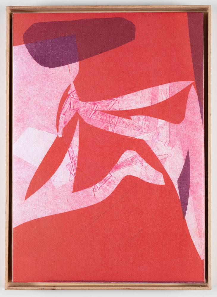 Tina Graf (*1997), KW 16 und KW 24 aus der Serie „xxx/365“, 2021-22, Schablonen-Linoldruck auf Japanpapier, jeweils 30 x 22,5 cm, Inv.-Nr. 1074 a-g2023 und Inv.-Nr. 1075 a-g-2023