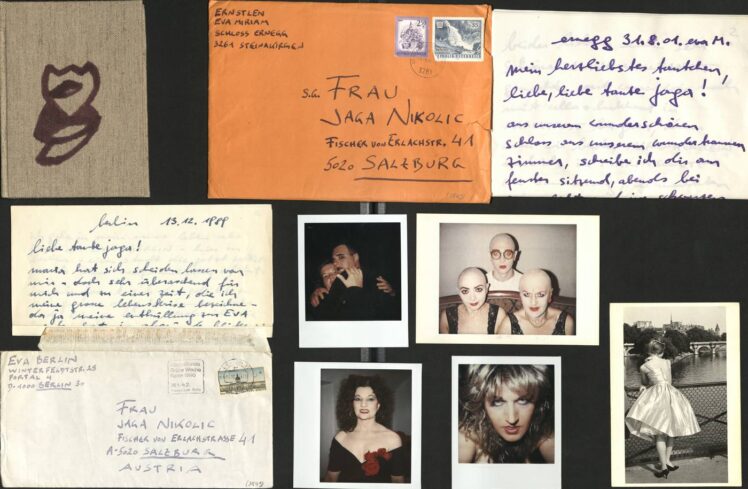Ernst Len, Brief von Eva Berlin an Jaga Nikolic aus Berlin, mit Kuvert, Inv.-Nr. BIB SaEL 00000BDS