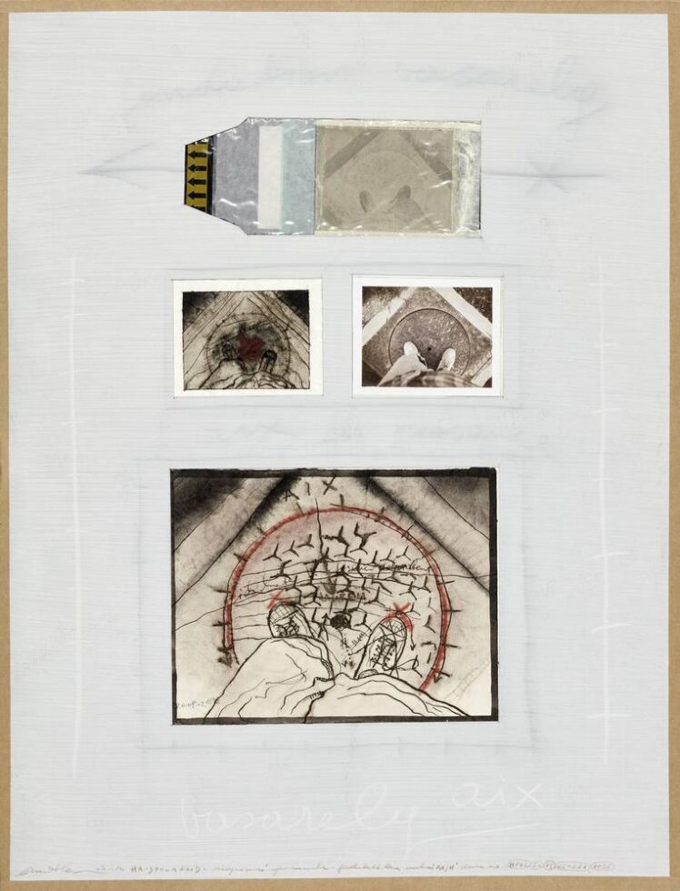Ernst Len, Handpolaroid: Reiseprozesse Spurensuche, Inv.-Nr. 1070-2024