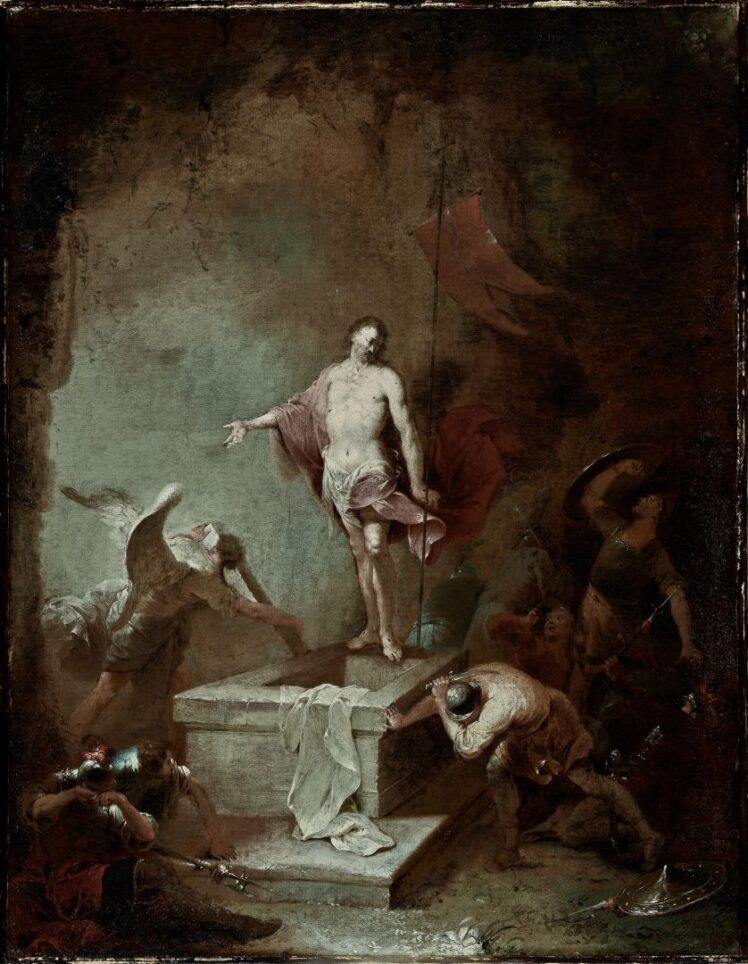 Januarius Zick (1730–1797), Auferstehung Christi, Um 1755, Öl auf Leinwand, 76,2 x 59,5 cm, Inv.-Nr. RO 0368 © Salzburg Museum (Sammlung Rossacher)