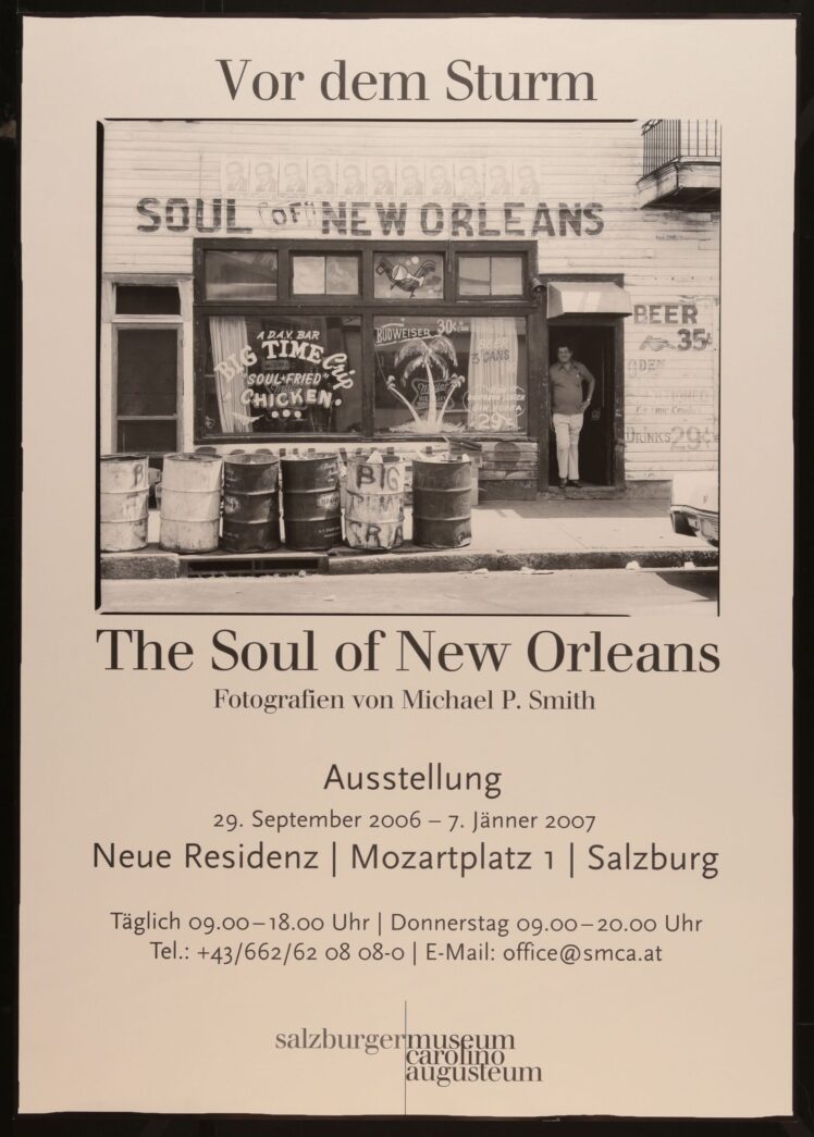 Salzburger Museum Carolino Augusteum, Vor dem Sturm. The Soul of New Orleans. Fotografien von Michael P. Smith, 2006–2007, Kunstdruck, Inv.-Nr. BIB PLA 7445 © Salzburg Museum
