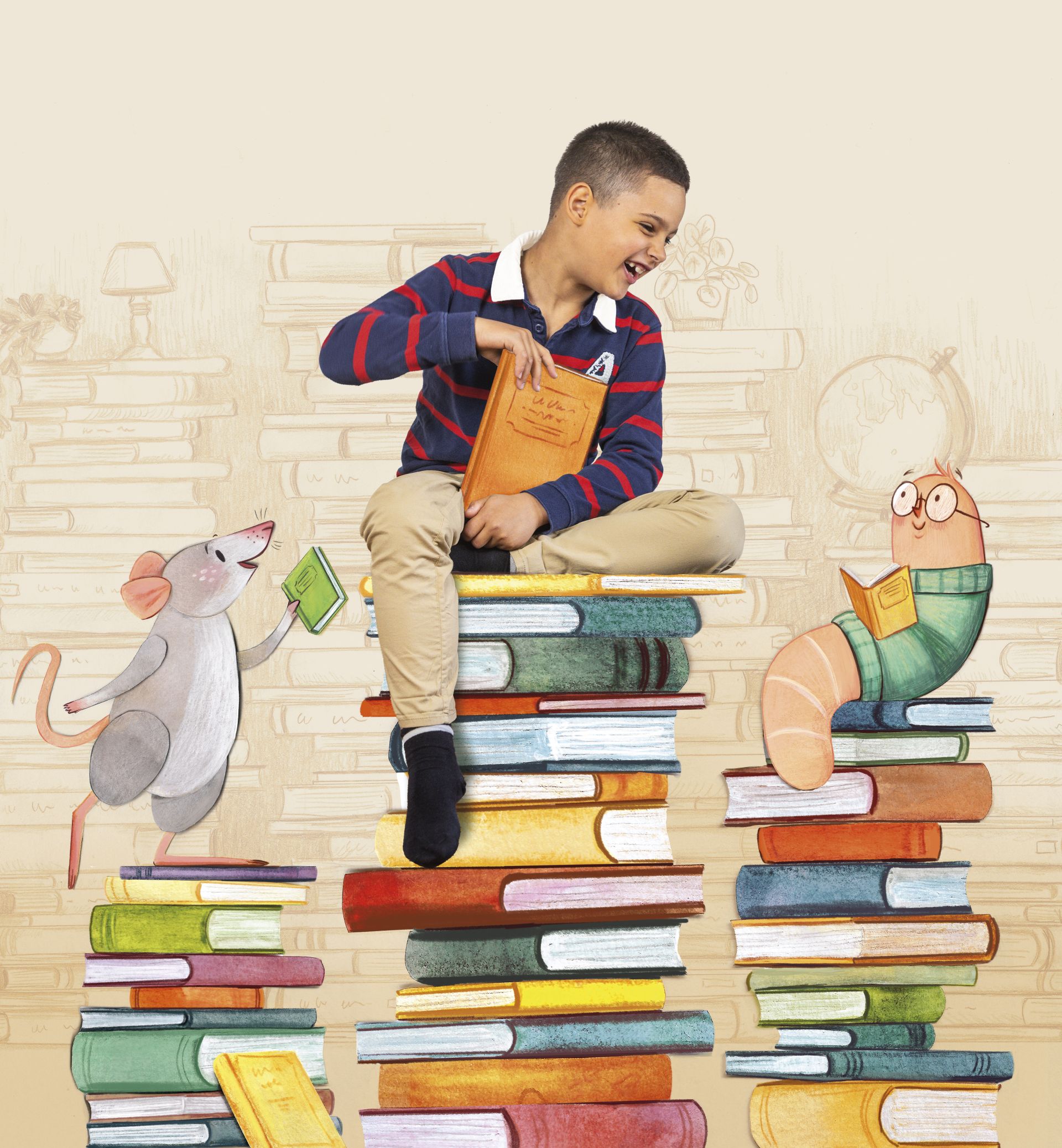 Bücherwurm und Leseratte © Salzburg Museum