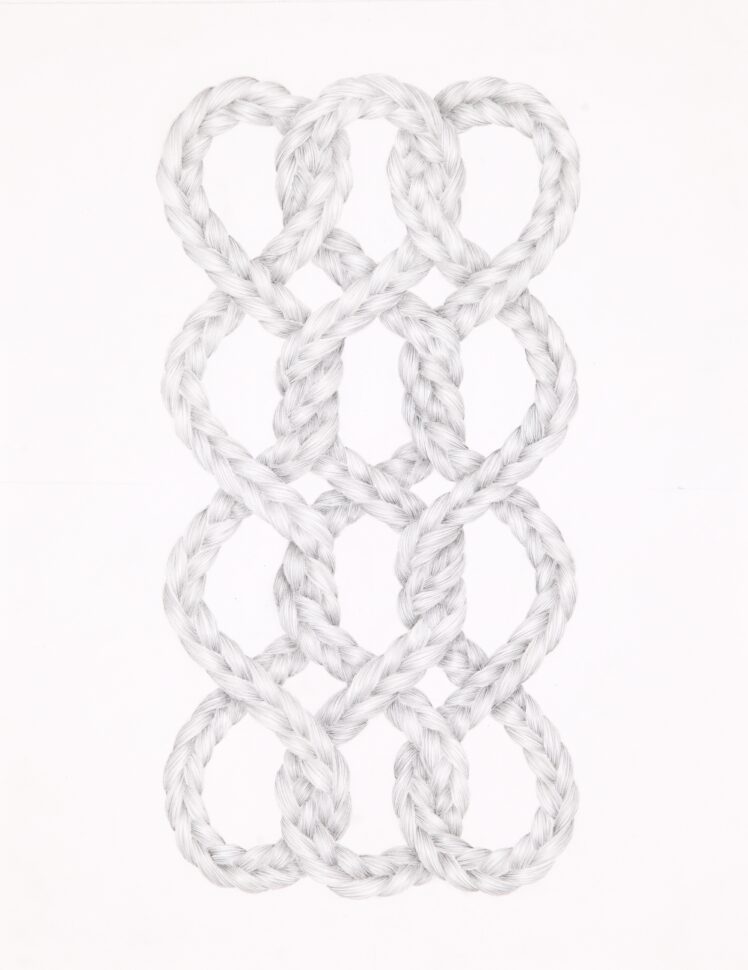 Ulrike Lienbacher (geb. 1963), o.T., 2013, Bleistift auf Papier, Ankauf bei Galerie Krinzinger, Wien, Foto: Rainer Iglar