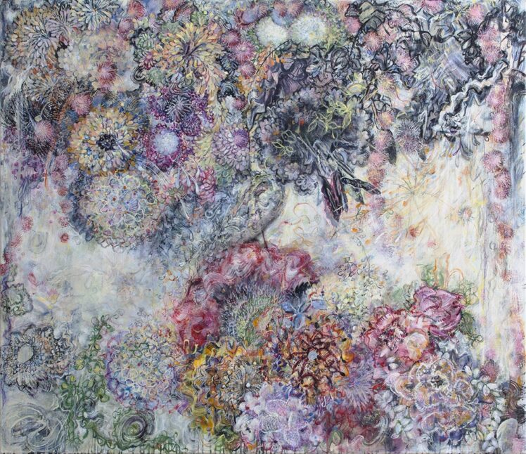 Karin Pliem, Concursus naturae V, 2015, Öl auf Leinwand, Ankauf bei Galerie Walker, Weizelsdorf, Foto: Richard Zazworka