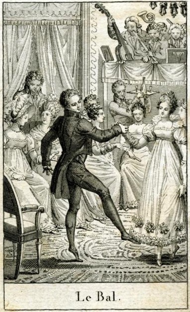 Künstler*in unbekannt, Le bal, Papier © Universität Salzburg, Derra de Moroda Dance Archives, Signatur: DdM ic A 074