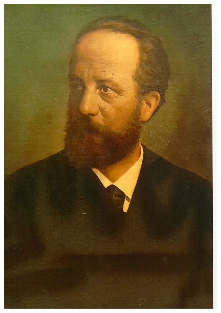 Künstler*in unbekannt, Porträt Heinrich Endres (1842-1907), 3. Drittel 19. Jh., Öl auf Karton, Inv.-Nr. 1007-2023 © Salzburg Museum (Dauerleihgabe Salzburger Museumsverein)